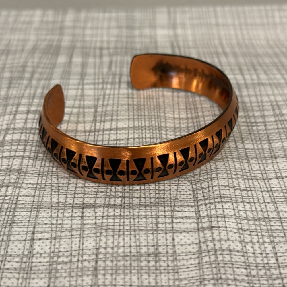 Copper Cuff Bracelet.